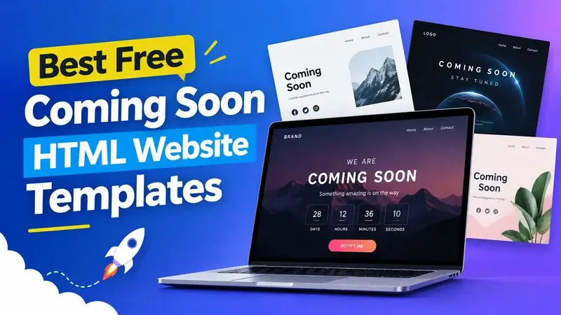 Best Free Coming Soon HTML Website Templates