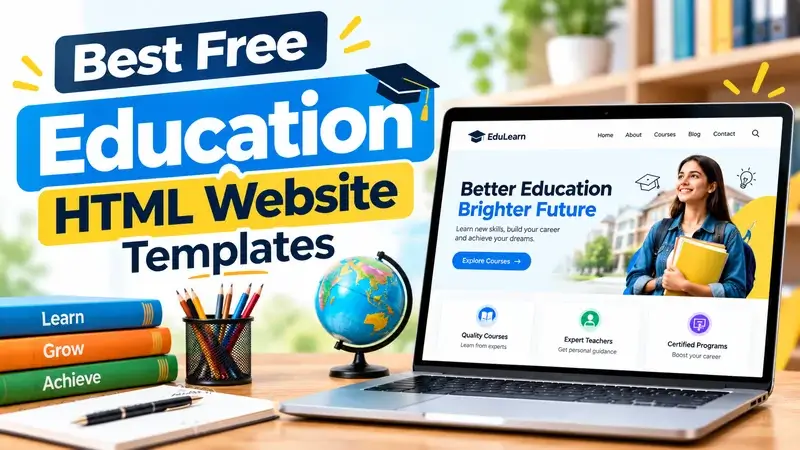 Best Free Education HTML Website Templates