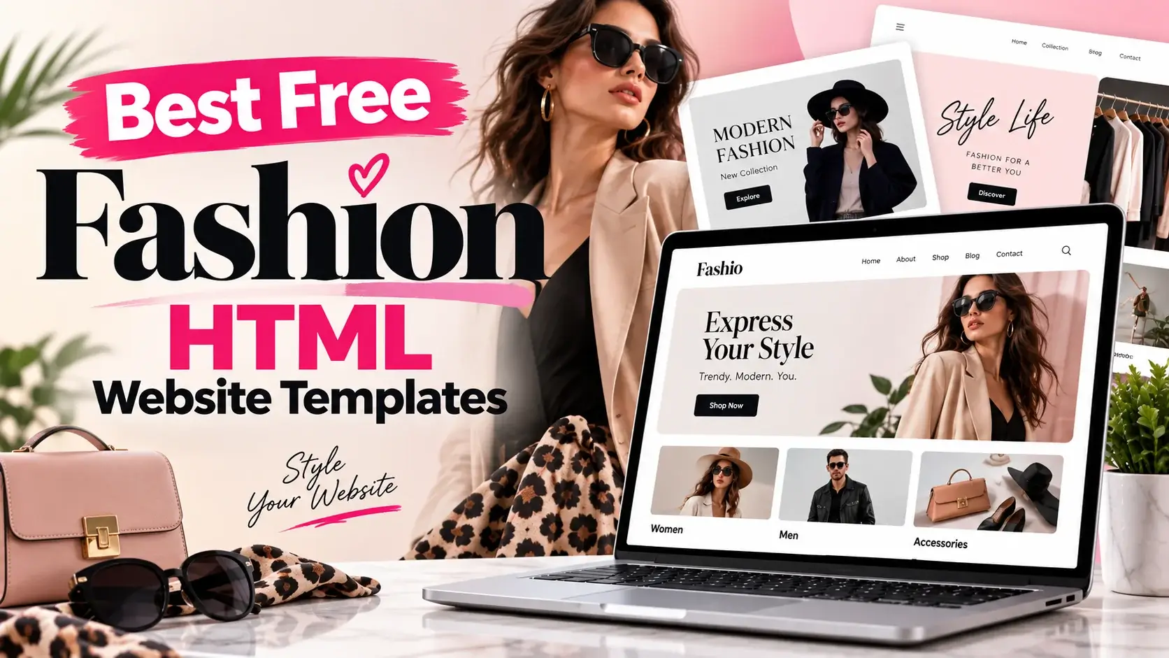 Best Free Fashion HTML Website Templates