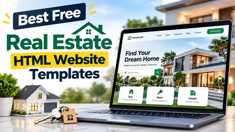Best Free Real Estate HTML Website Templates