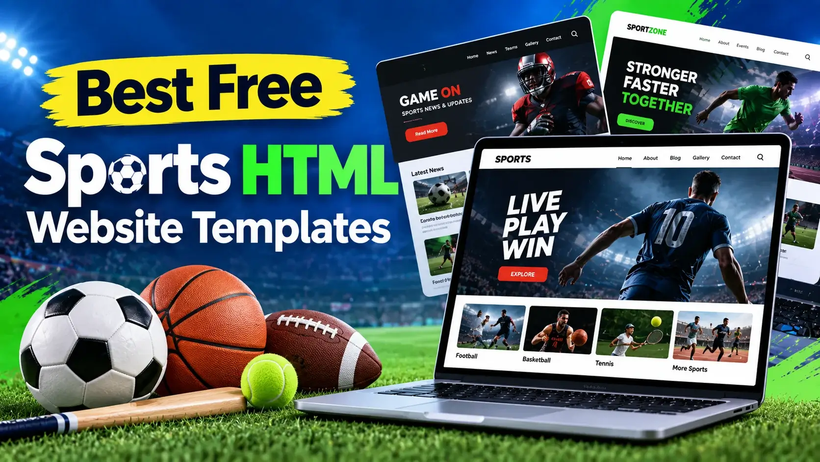 Best Free Sports HTML Website Templates