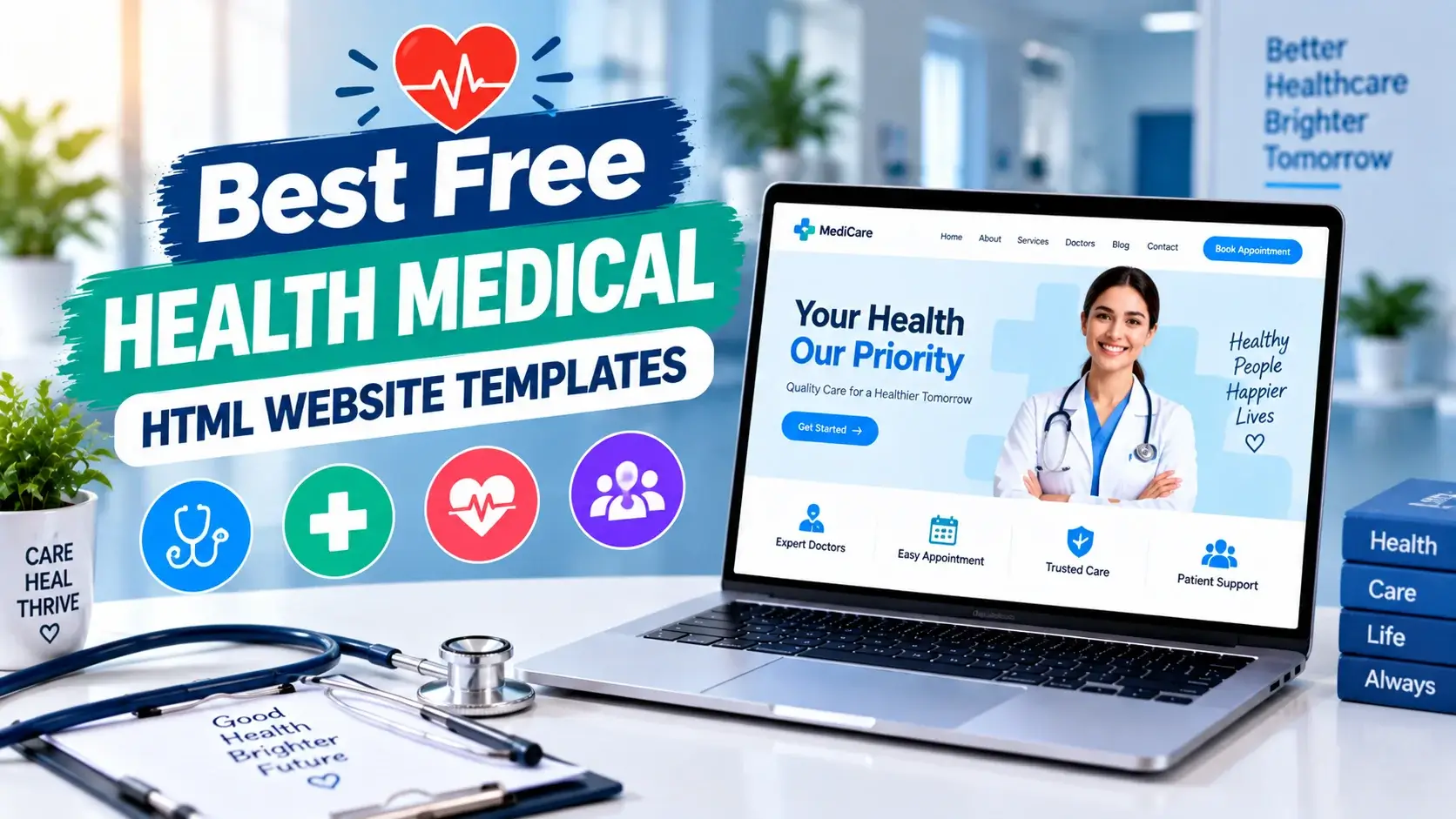 Best Free Health Medical HTML Website Templates