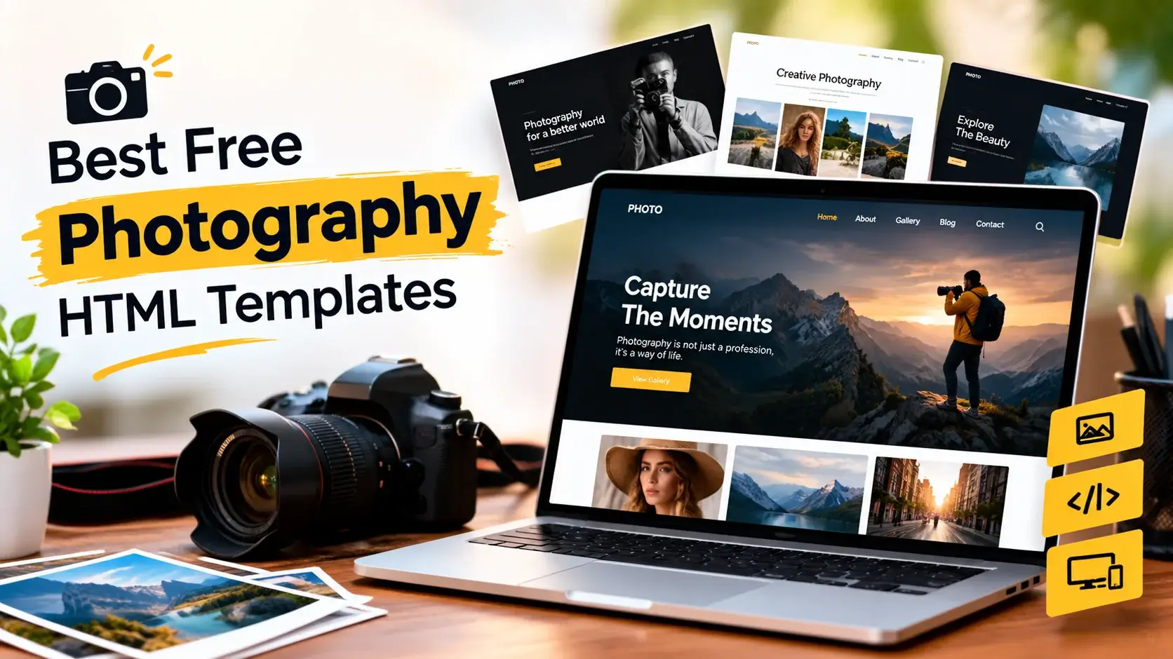 Best Free Photography HTML Website Templates