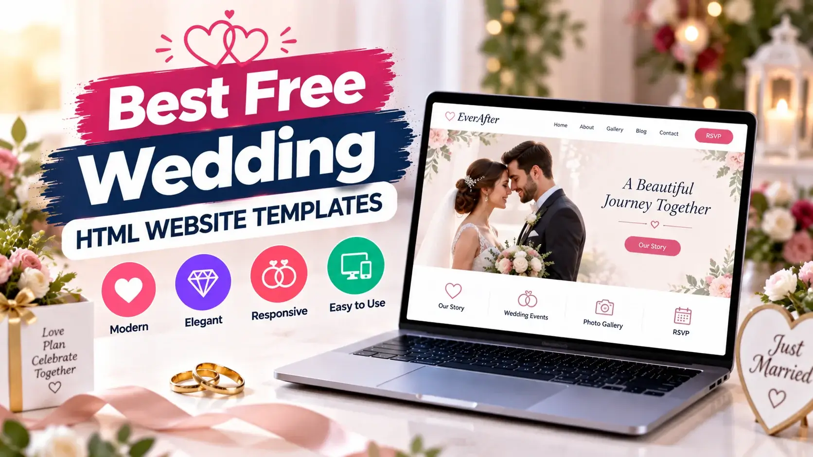 Best Free Wedding HTML Website Templates