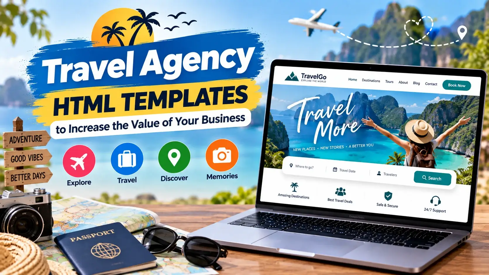 Travel Agency HTML Templates to Grow Your Business
