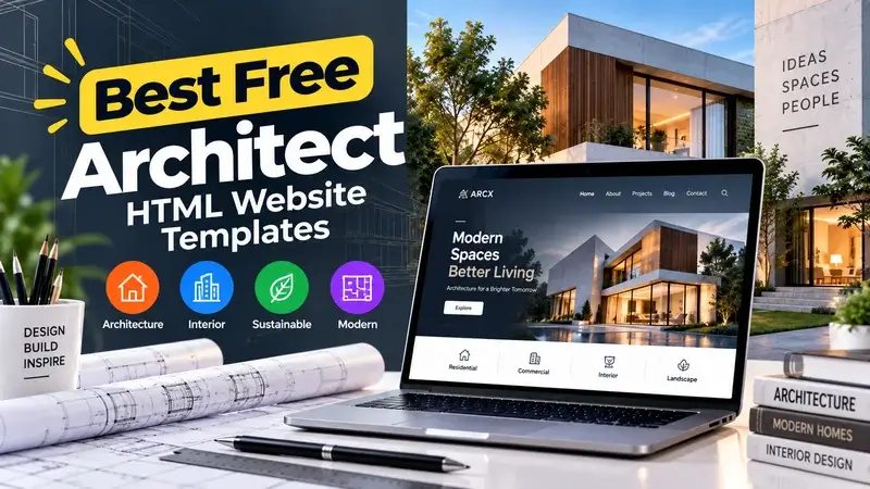 Best Free Architect HTML Website Templates