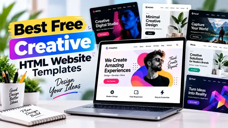 Best Free Creative HTML Website Templates