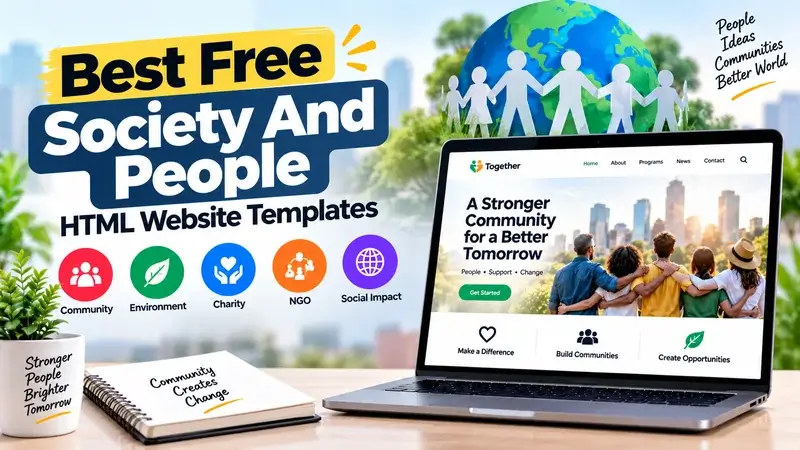 Best Free Society And People HTML Website Templates