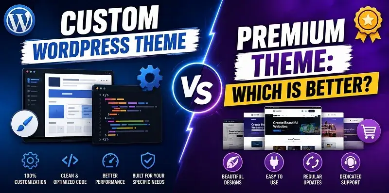 Custom WordPress Theme vs Premium Theme