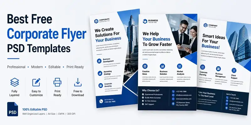 Free Corporate Flyer PSD