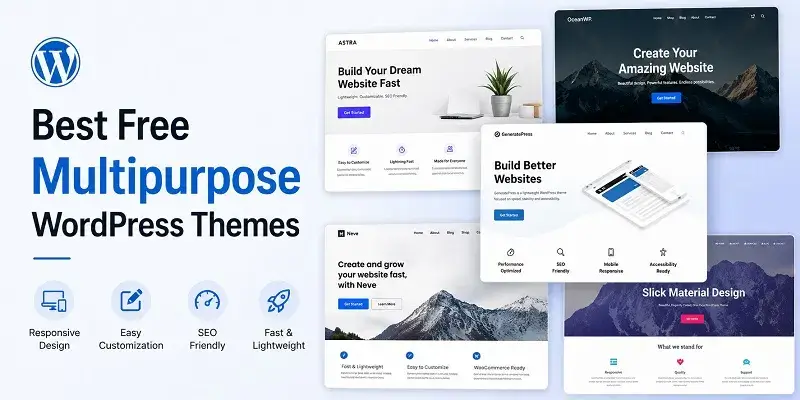 Free Multipurpose WordPress Themes