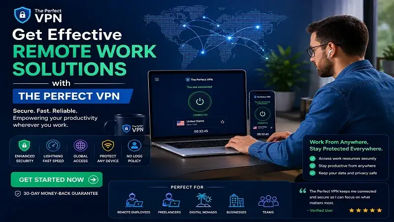 Get Effective Remote Work Solutions with The Perfect VPN
