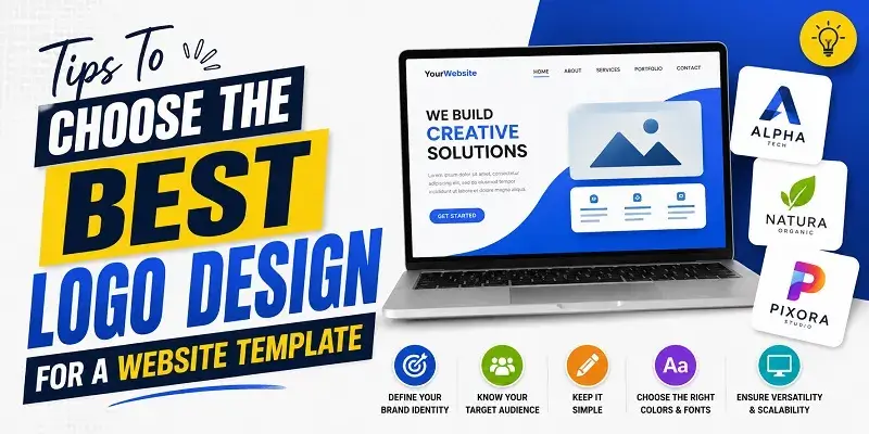 Logo Design For A Website Template