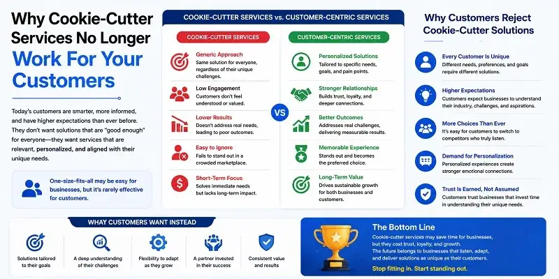Why Cookie-Cutter Services No Longer Work For Your Customers