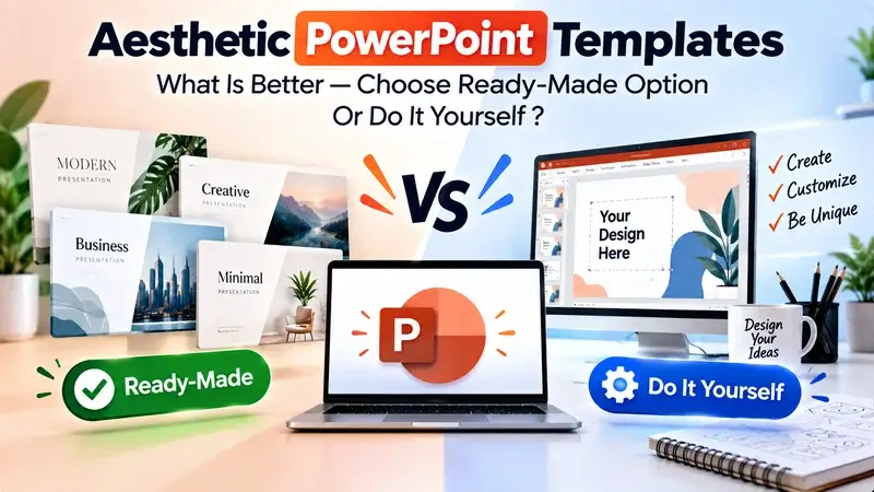 Aesthetic PowerPoint Templates: Ready-Made or DIY?