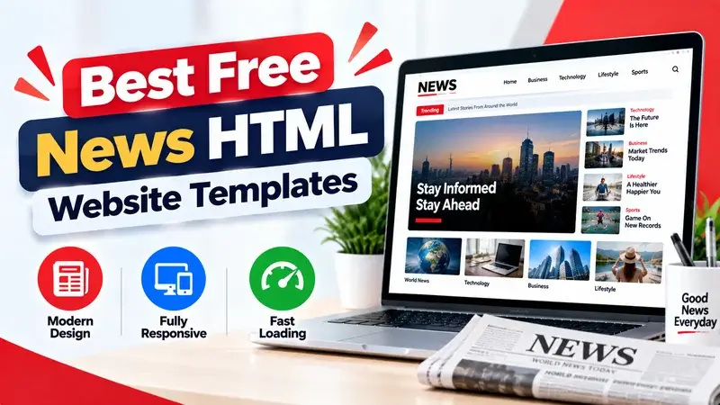 Best Free News HTML Website Templates