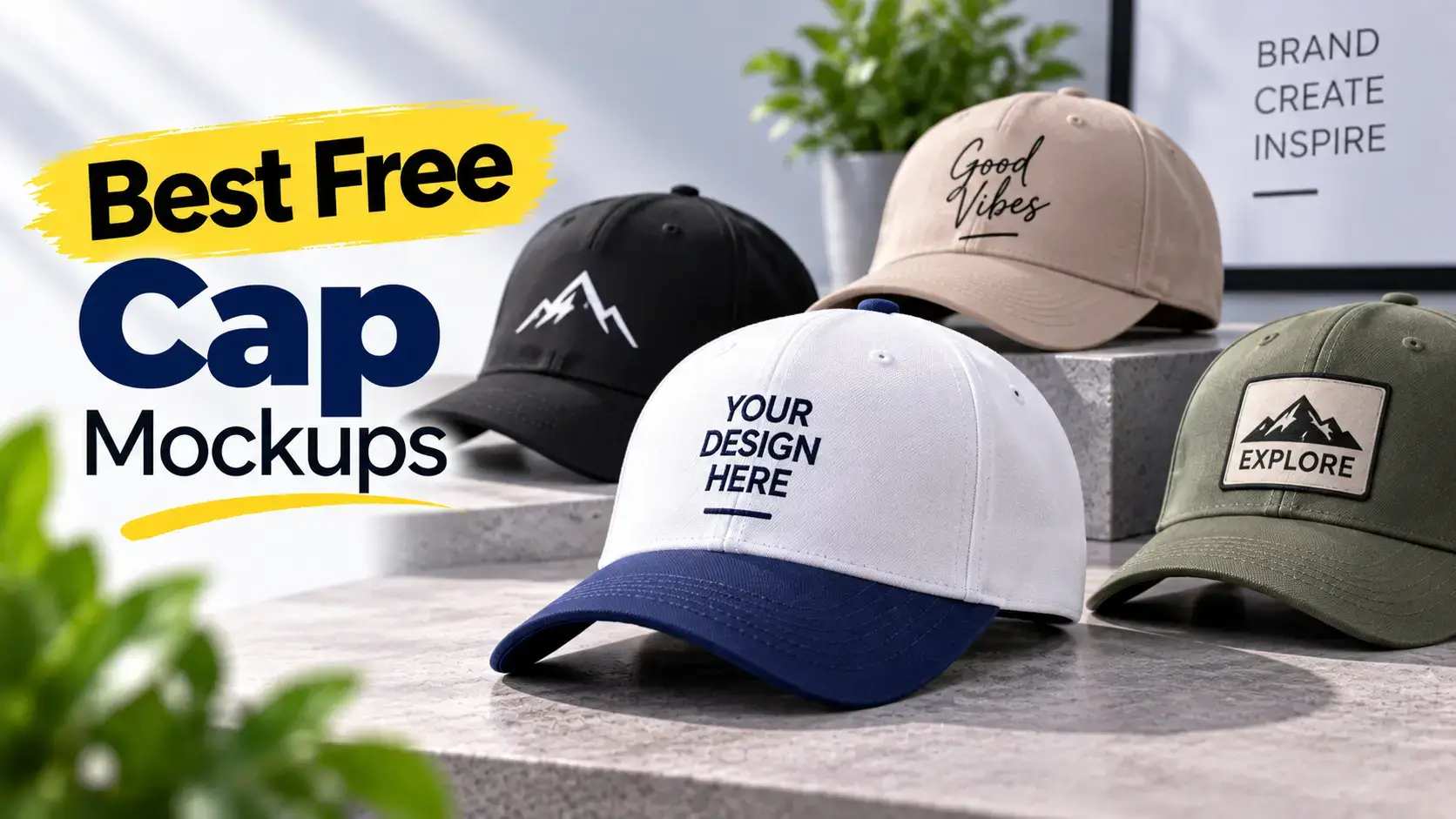 Best Free Cap Mockups for Designers