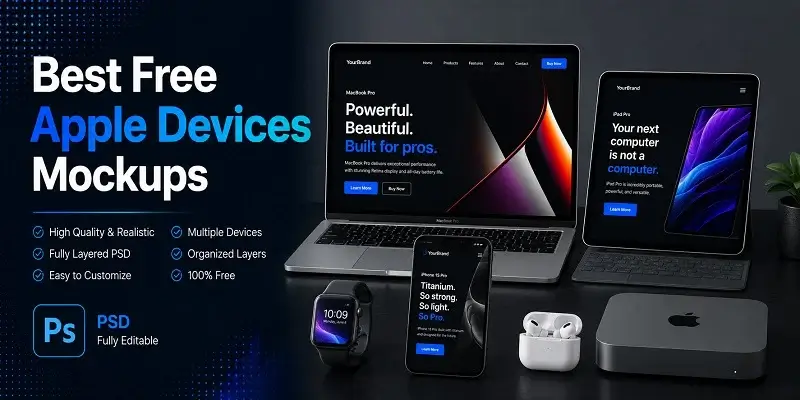 Free Apple Devices Mockups