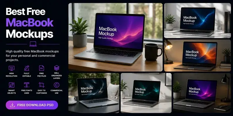 Free MacBook Mockups