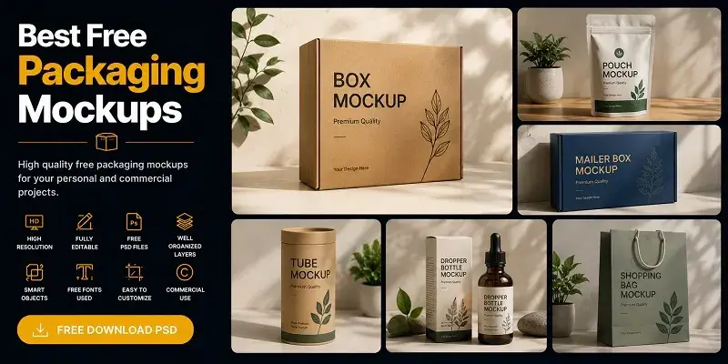 Free Packaging Mockups