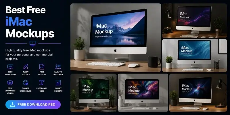 Free iMac Mockups