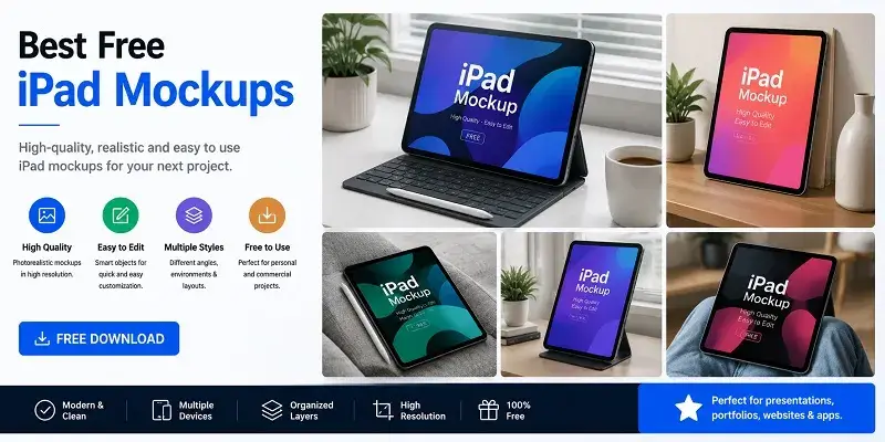 Free iPad Mockups