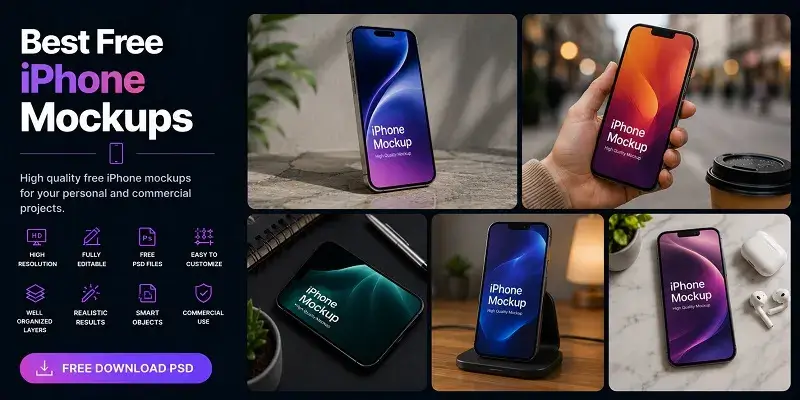 Free iPhone Mockups