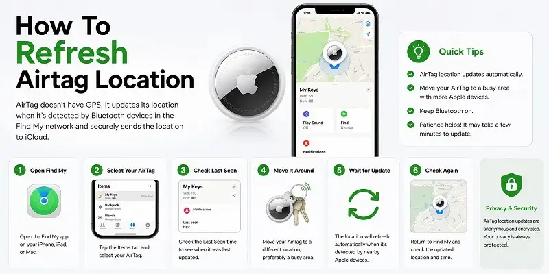 How To Refresh Airtag Location