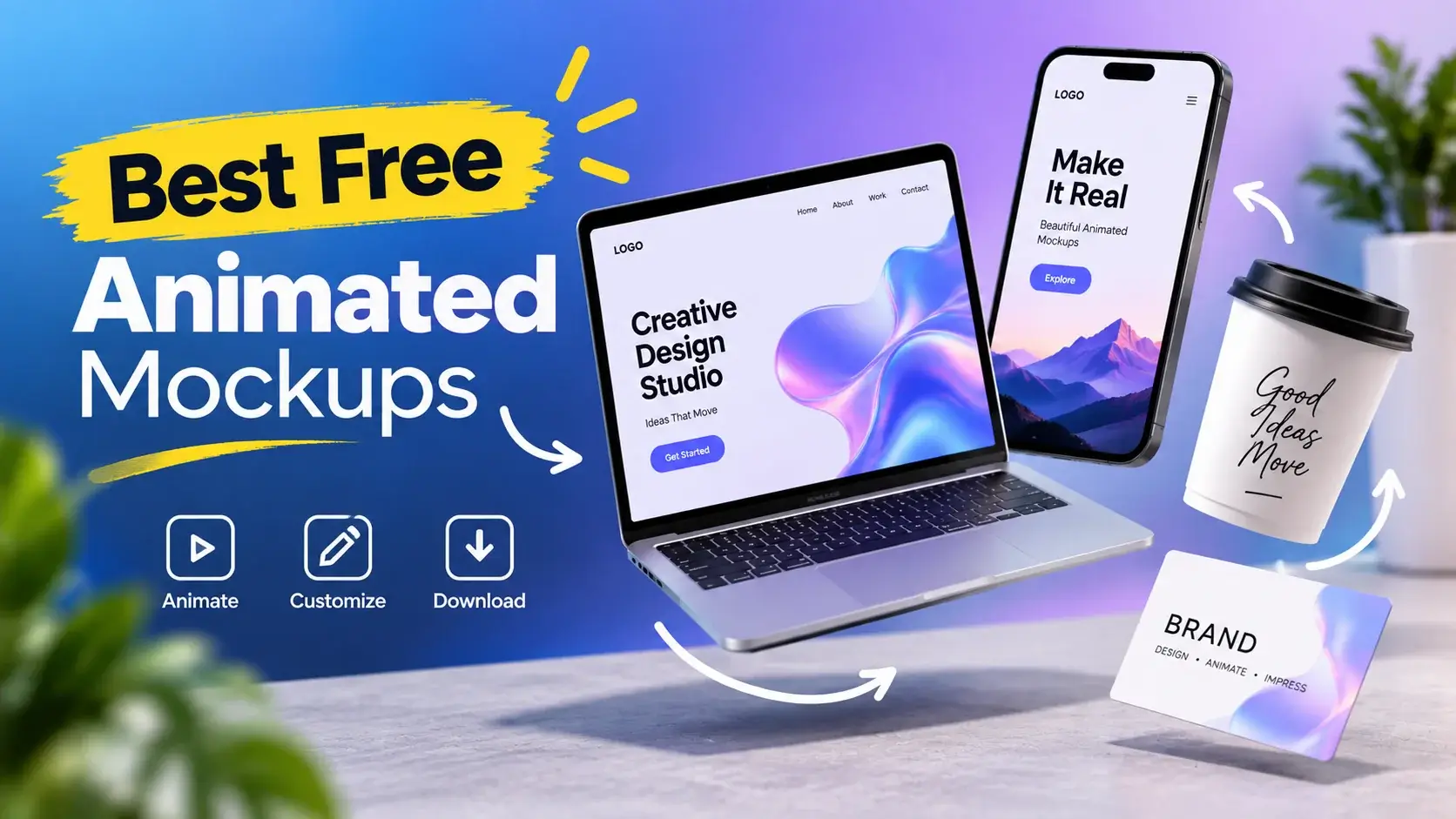 Best Free Animated Mockups for Designers