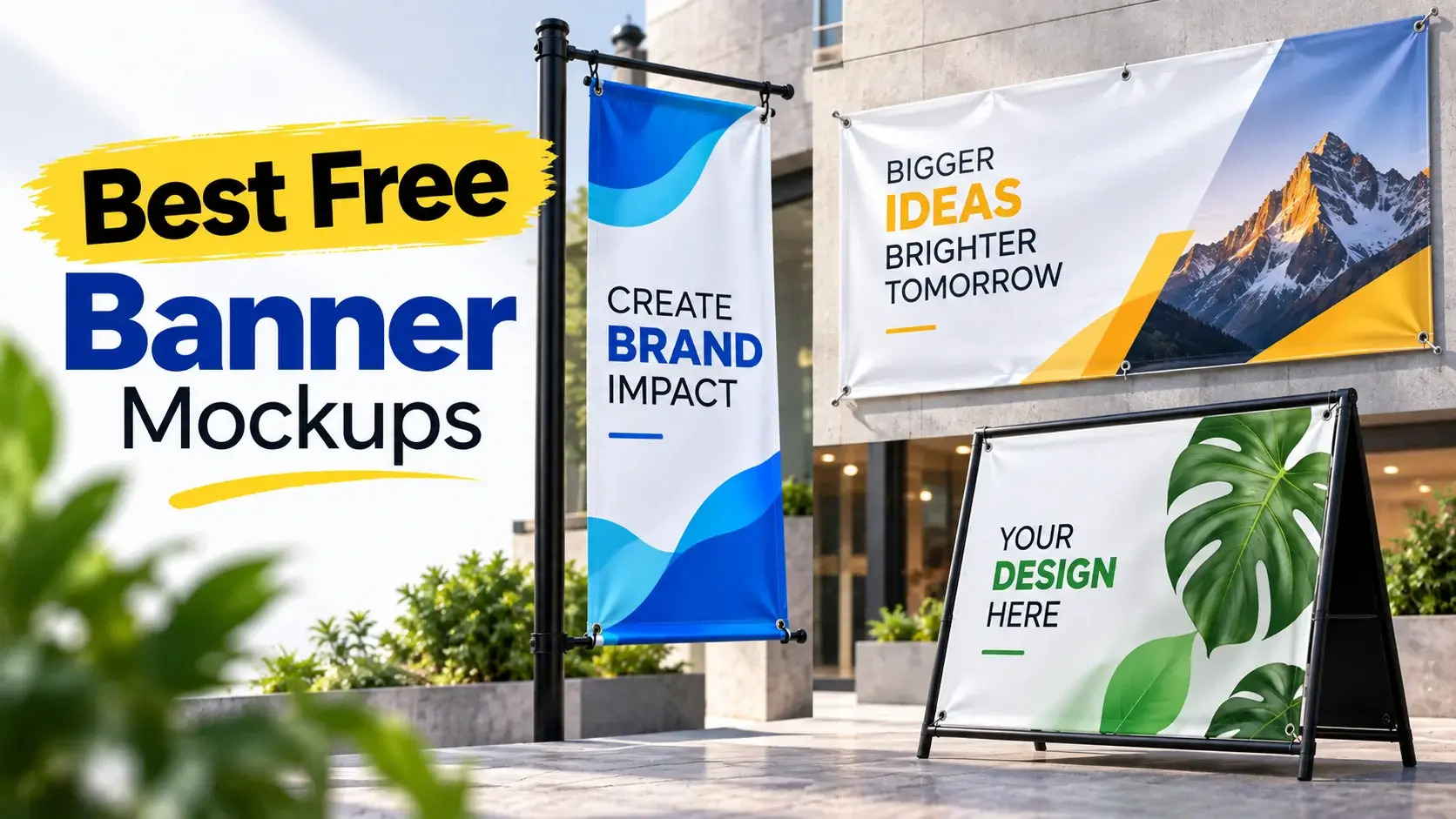 Best Free Banner Mockups for Designers