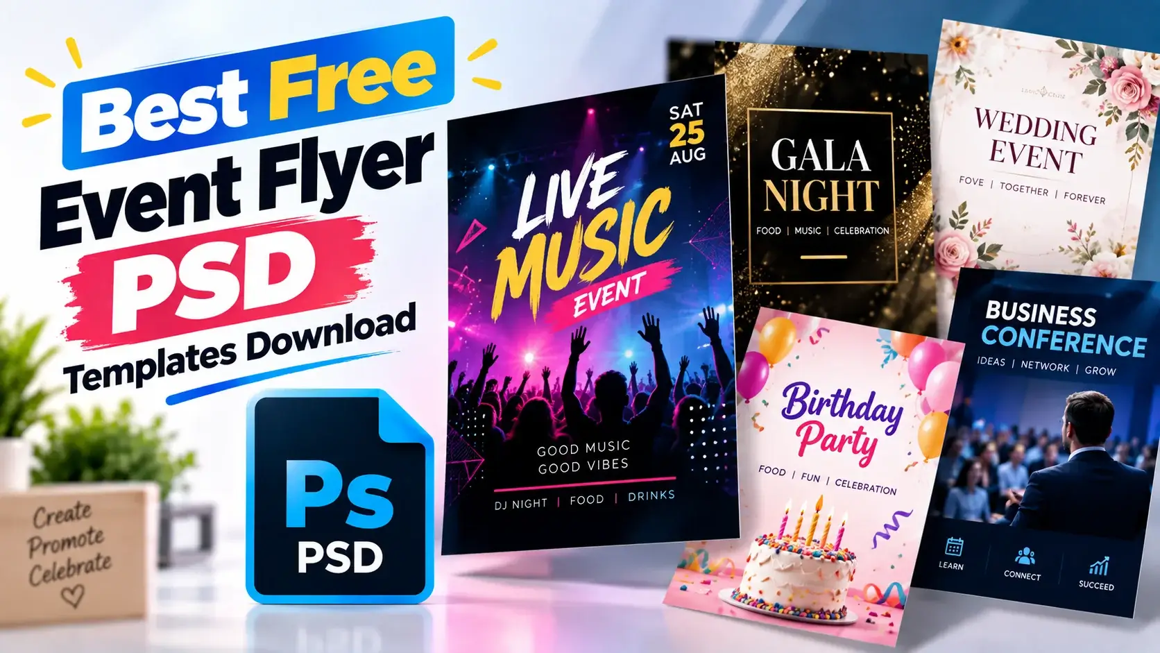 Best Free Event Flyer PSD Templates Download