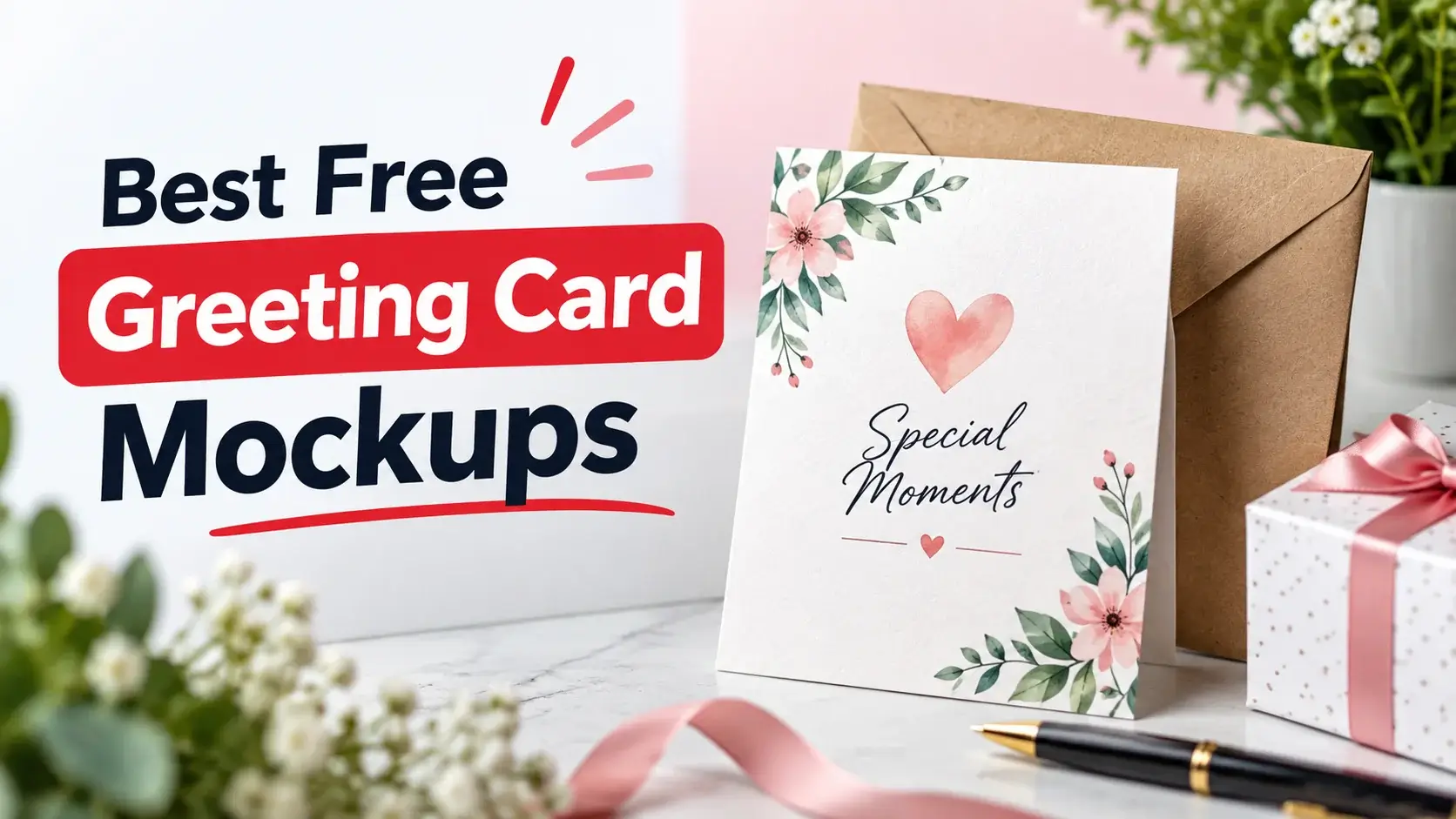 Best Free Greeting Card Mockups for Designers