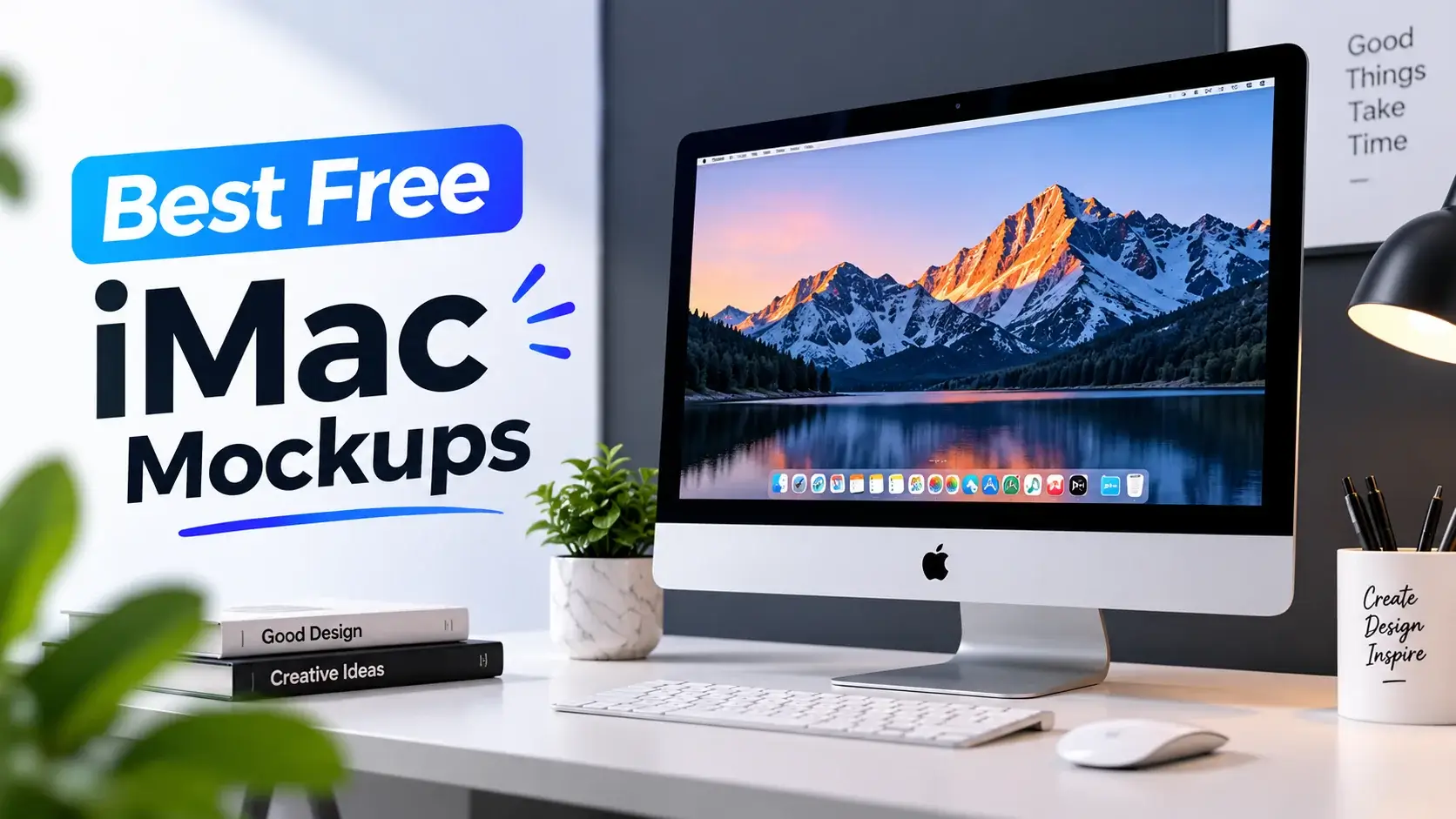 Best Free iMac Mockups for Designers