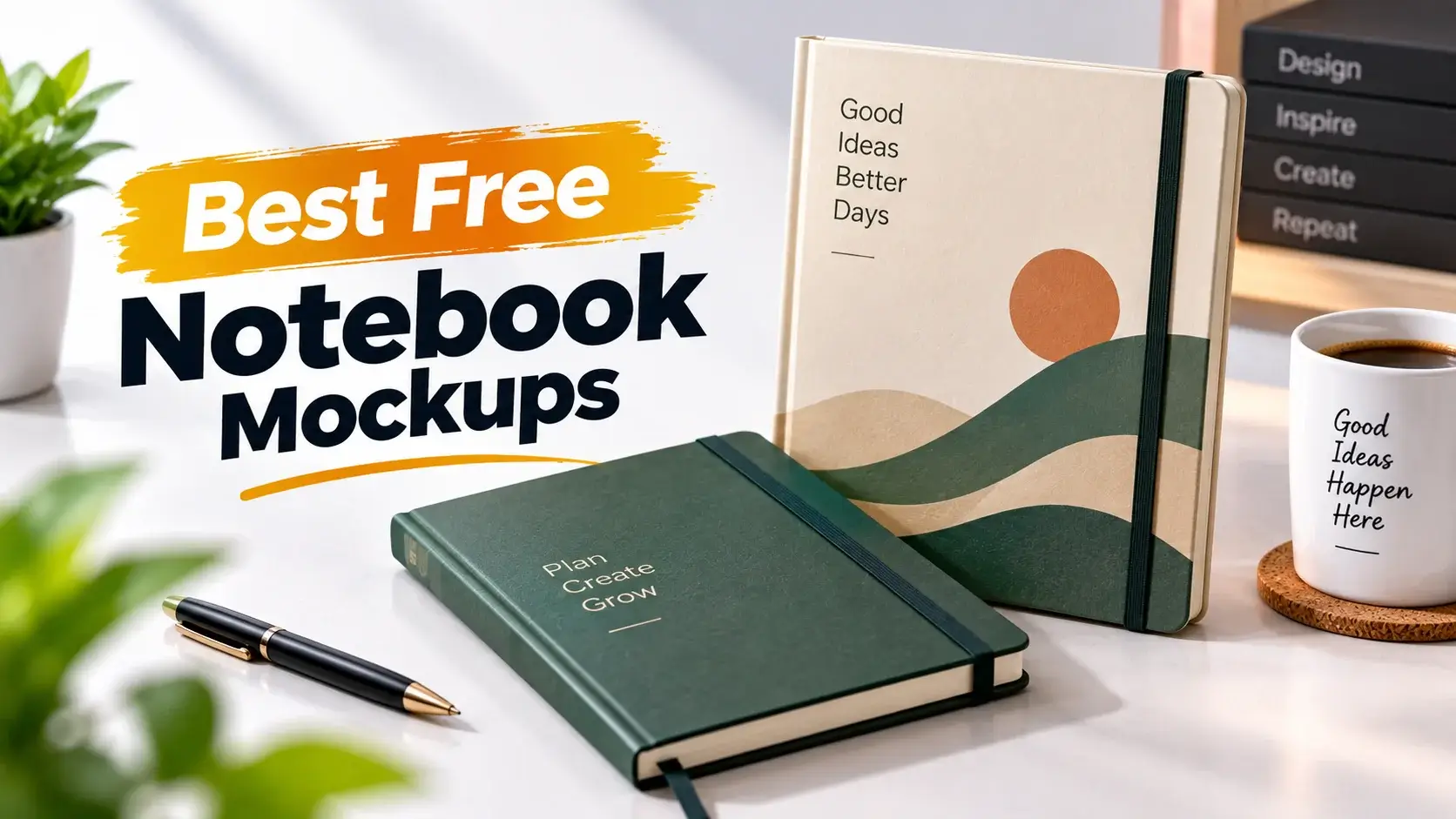 Best Free Notebook Mockups for Designers