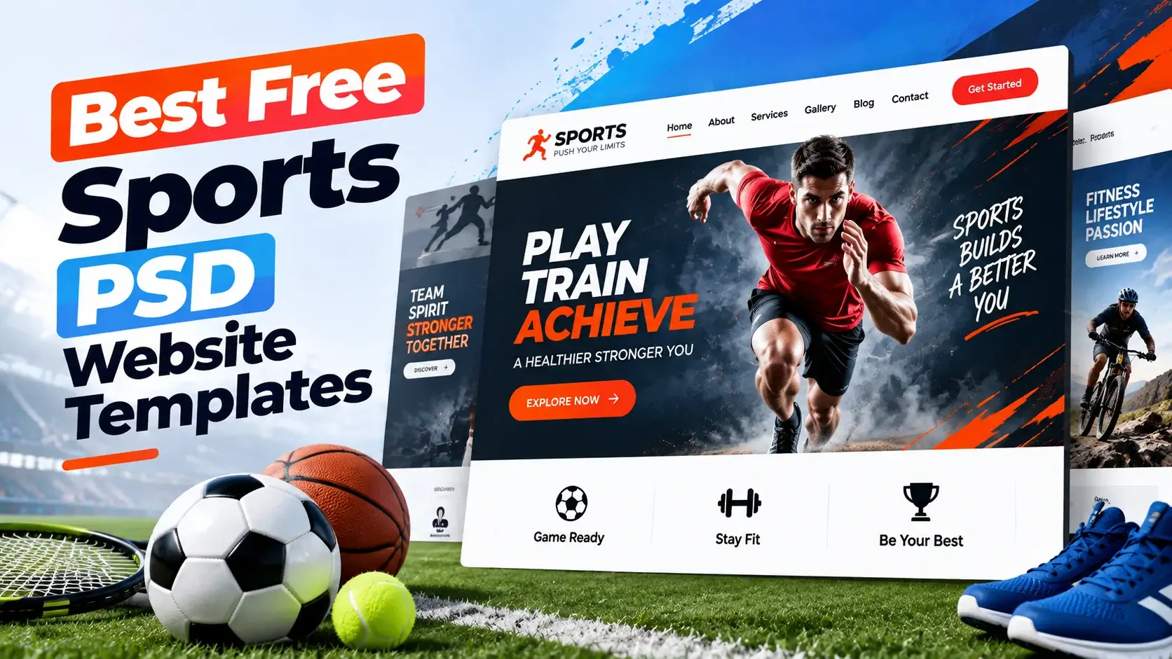 Best Free Sports PSD Website Templates