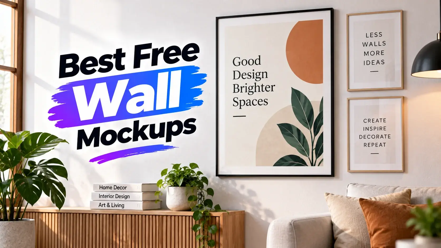 Best Free Wall Mockups for Designers